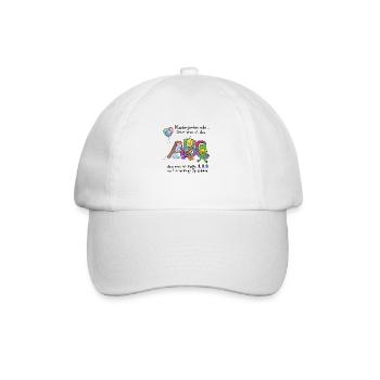 Das ABC - Baseballkappe - Weiß/Weiß - Vorne