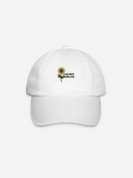 LIEBLINGS SONNENBLUME - Baseballkappe - Weiß/Weiß