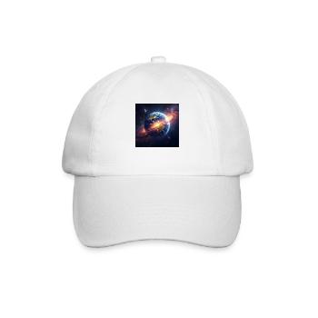 Ringed Earth Odyssey - Das Königreich des Kosmischen - Baseballkappe - Weiß/Weiß - Vorne
