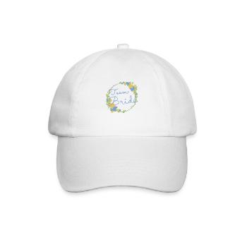 Team Bride /Team Braut - Baseballkappe - Weiß/Weiß - Vorne