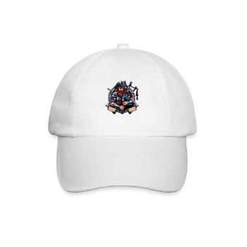 Highlander Dudelsack - Baseballkappe - Weiß/Weiß - Vorne