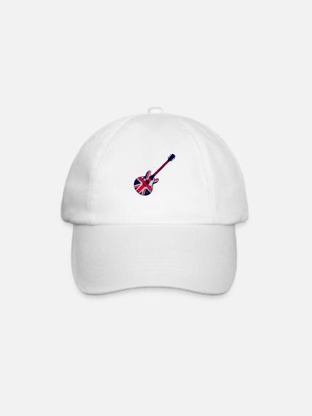 britpop - Baseballkappe - Weiß/Weiß