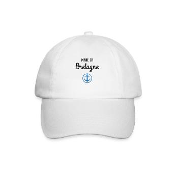 Made in Bretagne - Baseballkappe - Weiß/Weiß - Vorne