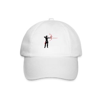 Bogenschütze - Baseballkappe - Weiß/Weiß - Vorne