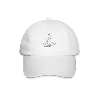 Chakra - Baseballkappe - Weiß/Weiß - Vorne