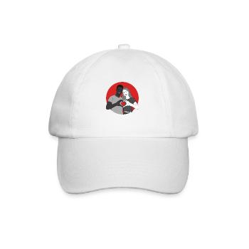 Liebe ist Liebe - Baseballkappe - Weiß/Weiß - Vorne