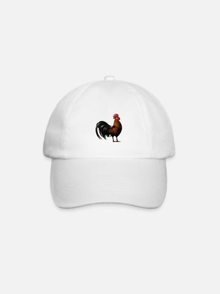 Hahn am431 - Baseballkappe - Weiß/Weiß