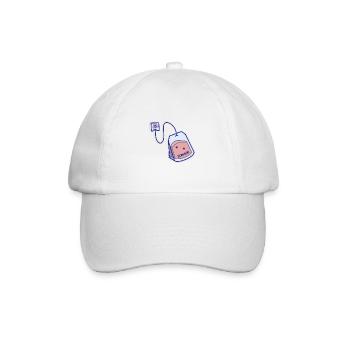 Bonheur Teebeutel - Baseballkappe - Weiß/Weiß - Vorne