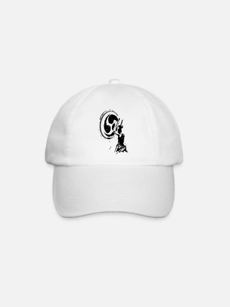Odaiko Trommlerin - Baseballkappe - Weiß/Weiß