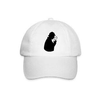 SHERLOCK - Baseballkappe - Weiß/Weiß - Vorne