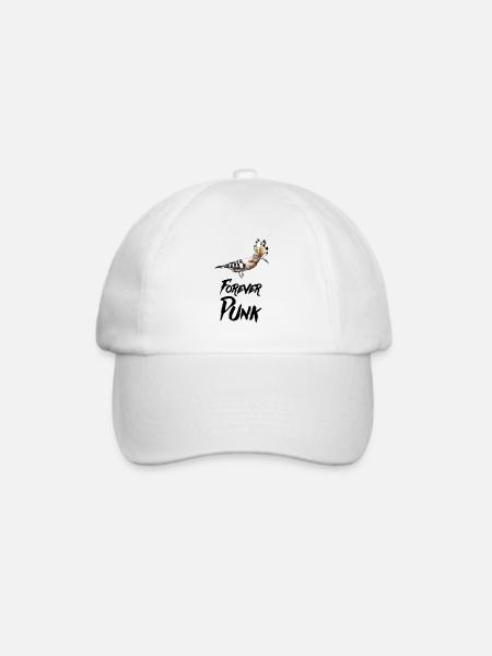 Forever Punk Vogel - Baseballkappe - Weiß/Weiß