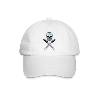 Schottland Rocks 001 - Baseballkappe - Weiß/Weiß - Vorne