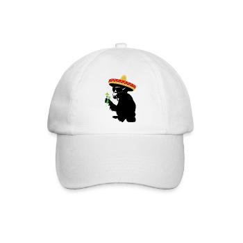 funky monkey - Baseballkappe - Weiß/Weiß - Vorne