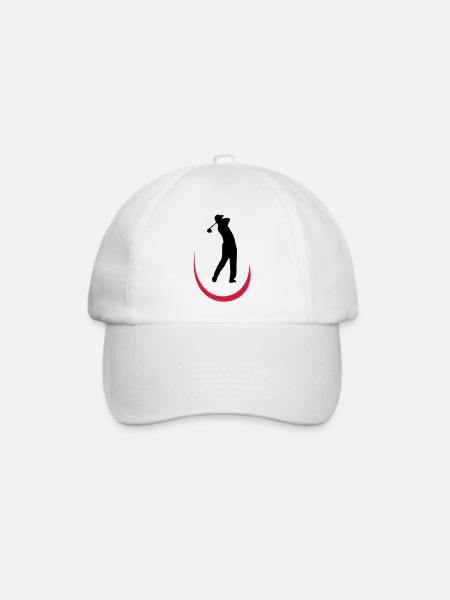 golf - Baseballkappe - Weiß/Weiß