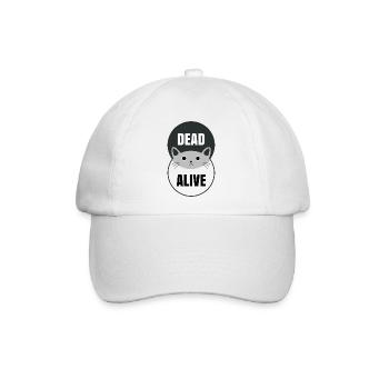 Cat schrödinger - Baseballkappe - Weiß/Weiß - Vorne
