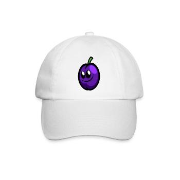 Happy Plum - Baseballkappe - Weiß/Weiß - Vorne