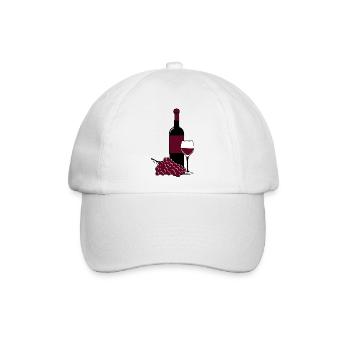 Wine - Baseballkappe - Weiß/Weiß - Vorne