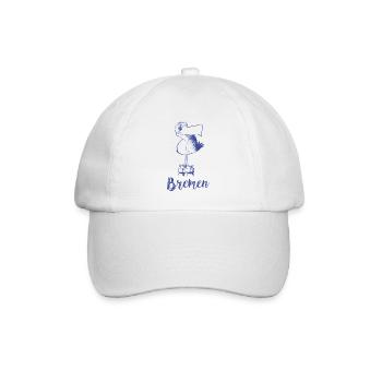 Bremer Möwe - Baseballkappe - Weiß/Weiß - Vorne