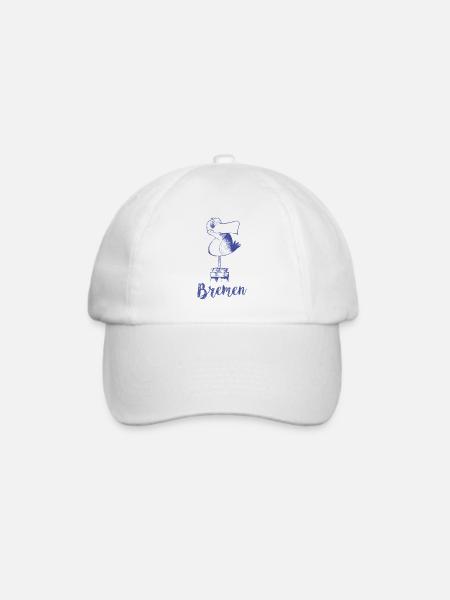Bremer Möwe - Baseballkappe - Weiß/Weiß