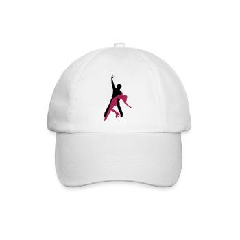 Eiskunstlauf - Baseballkappe - Weiß/Weiß - Vorne