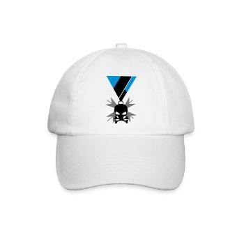 Totenkopf Schädel und Knochen Orden - Baseballkappe - Weiß/Weiß - Vorne