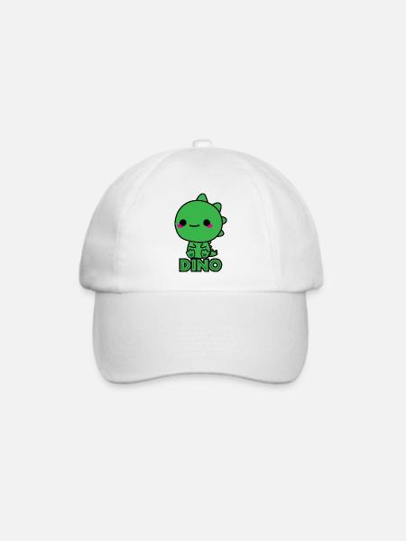 Dino - Baseballkappe - Weiß/Weiß