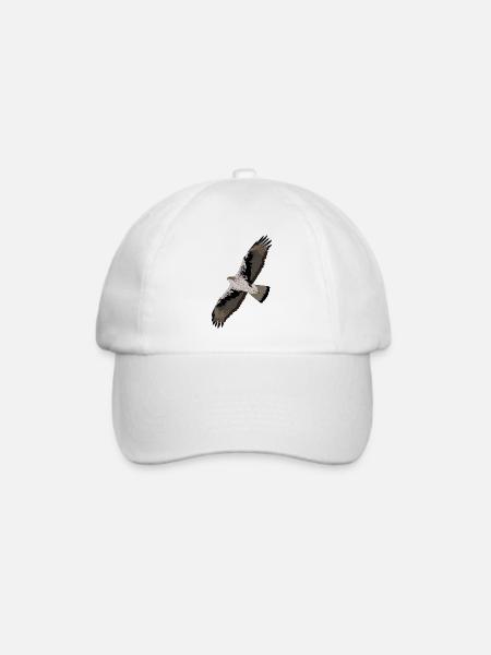 Adler von Bonelli - Baseballkappe - Weiß/Weiß