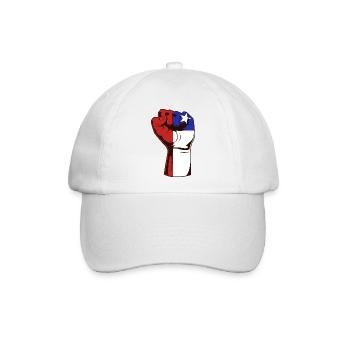 Chile Faust Revolution Ich liebe Chile - Baseballkappe - Weiß/Weiß - Vorne