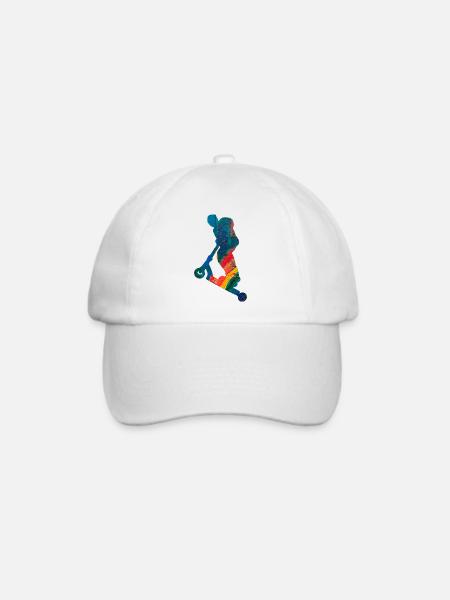 Freestyle-Roller - Baseballkappe - Weiß/Weiß