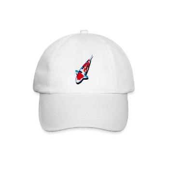 KOI-Karpfen - Baseballkappe - Weiß/Weiß - Vorne