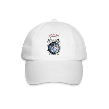 Klima Schutz, Naturschutz, Klimawandel - Baseballkappe - Weiß/Weiß - Vorne