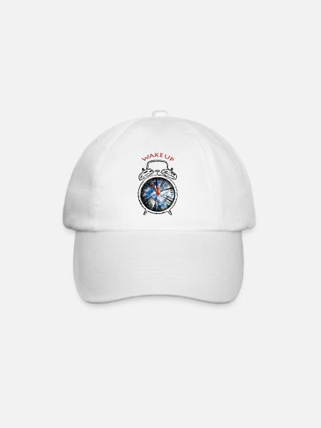 Klima Schutz, Naturschutz, Klimawandel - Baseballkappe - Weiß/Weiß