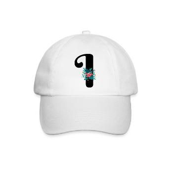 Brief Ich habe geblüht - Baseballkappe - Weiß/Weiß - Vorne