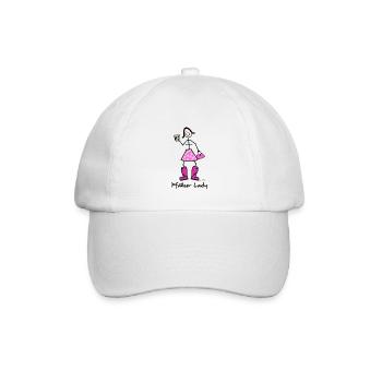 Pfälzer Lady - Baseballkappe - Weiß/Weiß - Vorne