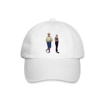 Lena & Sebastian - Baseballkappe - Weiß/Weiß - Vorne