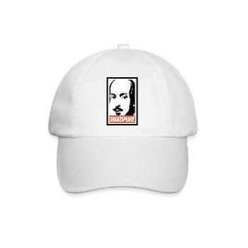 William Shakespeare - Baseballkappe - Weiß/Weiß - Vorne