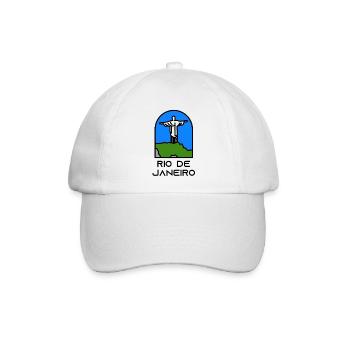 Rio de Janeiro - Baseballkappe - Weiß/Weiß - Vorne