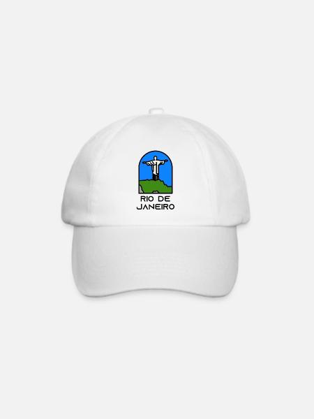 Rio de Janeiro - Baseballkappe - Weiß/Weiß
