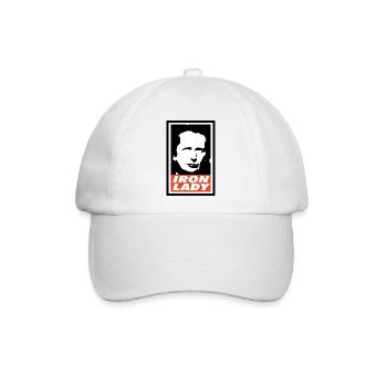 Iron Lady Margaret Thatcher - Baseballkappe - Weiß/Weiß - Vorne