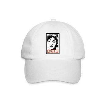 Jane Austen - Baseballkappe - Weiß/Weiß - Vorne