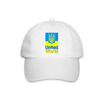 United World - Ukraine - Baseballkappe - Weiß/Weiß - Vorne