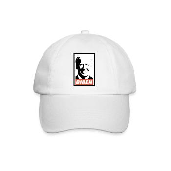 Joe Biden - Baseballkappe - Weiß/Weiß - Vorne