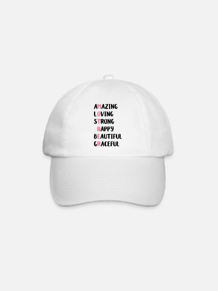 Muttertag Mama Mutterschaft Geschenk Mama Mama - Baseballkappe - Weiß/Weiß