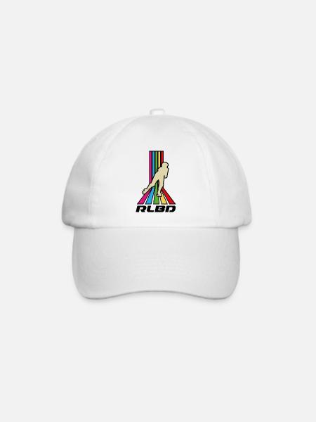 Rollerblade rainbow stripes - Baseballkappe - Weiß/Weiß