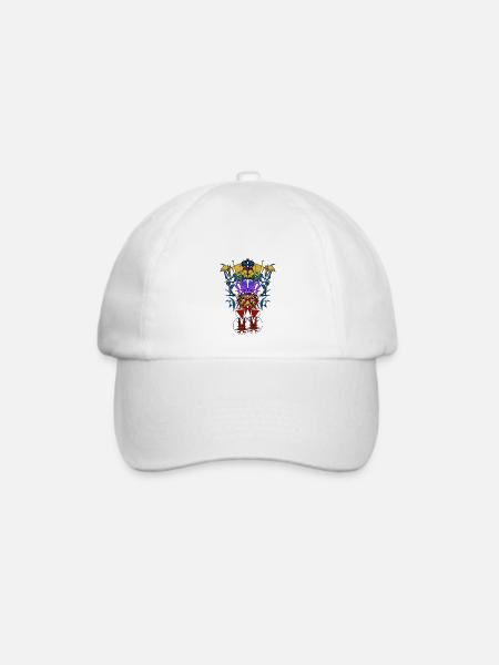 Kachina-Robot - Baseballkappe - Weiß/Weiß