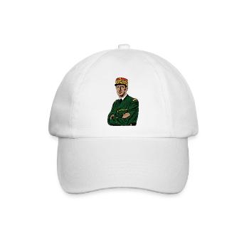 Charles de Gaulle - Baseballkappe - Weiß/Weiß - Vorne