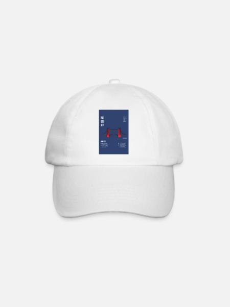 Londo, Punk is not Dead - Baseballkappe - Weiß/Weiß