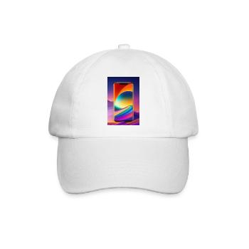 Mein Handy - Baseballkappe - Weiß/Weiß - Vorne
