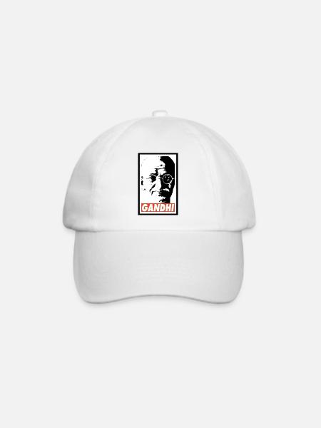 GANDHI - Baseballkappe - Weiß/Weiß
