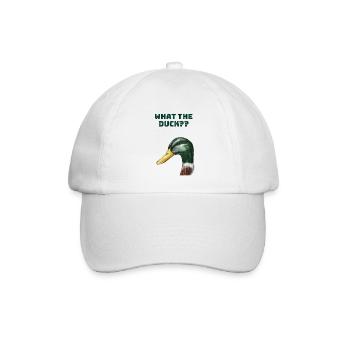 What the duck?? - Baseballkappe - Weiß/Weiß - Vorne